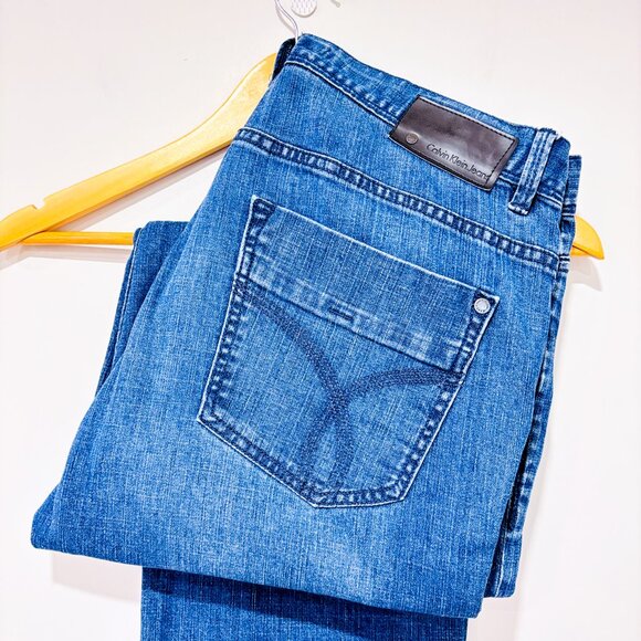 CALVIN KLEIN Light wash blue jeans men | Straight classic fit | Size 36 * - Picture 10 of 10